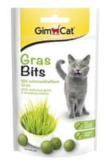 GimCat GRAS BITS tabletta macskafűvel 40g