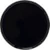 Sekély tányér, Laguna 27 cm, fekete, megemelt perem, 6x