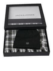 Jack&Jones Férfi szett - sapka és sál JACFROST 12197780 Navy Blazer Black Beanie