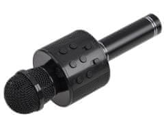 RAMIZ Bluetoothos karaoke mikrofon fekete színben