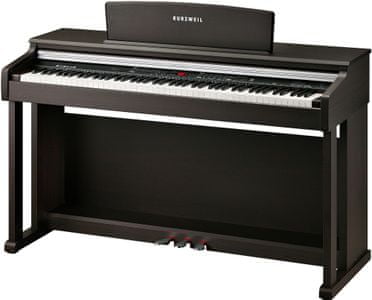 kurzweil ka150 digitális zongora gyönyörű megjelenés usb midi rca 3 pedál beépített hangszóró