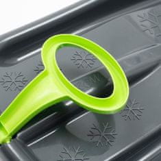 Baby Mix Hócsúszka mozgatható fogantyúval SNOW ARROW 74 cm zöld