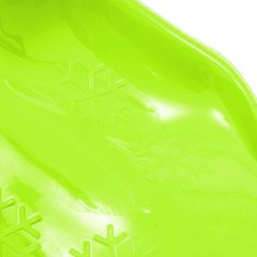 Baby Mix Gyerek műanyag hócsúszka popsi szánkó COMFORT LINE XL zöld