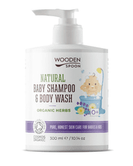 WoodenSpoon Gyermek tusfürdő és hajsampon 2v1 gyógynövényekkel 300 ml