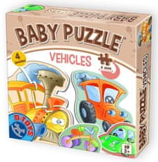 D-Toys Baby puzzle Járművek 4in1 (2-4 db)