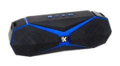Izoxis Hordozható Bluetooth hangszóró vállpánttal Kékfekete ISO 12275