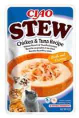 Churu Cat CIAO Stew csirke és tonhal recept 40g