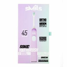 Vitammy SMILS Sonic fogkefe fogszabályozó készülékek tisztítására alkalmas programmal, lila