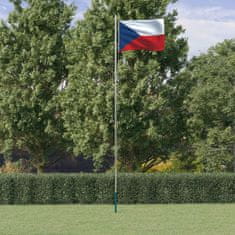 Greatstore alumínium cseh zászló és rúd 6,23 m