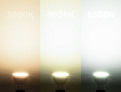 LUMILED 10x LED izzó GU10 3W = 25W 270lm 6500K Hideg fehér 120°