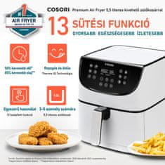 Cosori Premium Forrólevegős Sütő (Fehér) CP158-AF-RXW