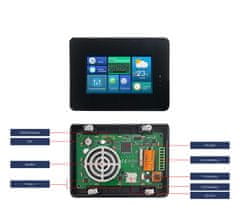 DWIN LCD 5.0" 800x480 kapacitív érintőképernyő, burkolat, RS485, hangszóró DWIN HMI