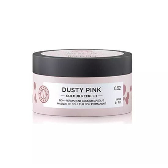 Maria Nila Gyengéd tápláló maszk tartós színpigmentek nélkül 0.52 Dusty Pink (Colour Refresh Mask)