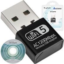 Izoxis USB-s WIFI adapter 1200Mbps Izoxis 19181