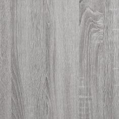 Greatstore szürke sonoma színű szerelt fa monitorállvány 105x23x15,5 cm