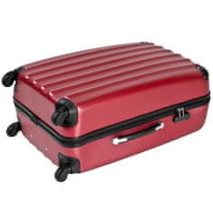 tectake 3 tartós utazó bőrönd készlet