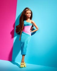 Mattel Barbie Looks Barna hajú baba lófarokkal HJW82