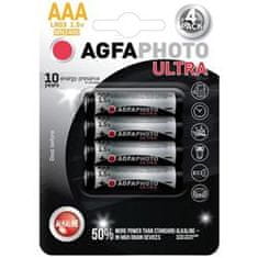 Agfaphoto Ultra alkáli elem 1,5V, LR03/AAA, 4db