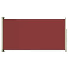 Greatstore piros behúzható oldalsó terasznapellenző 160 x 300 cm