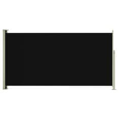 shumee fekete behúzható oldalsó terasznapellenző 160 x 300 cm
