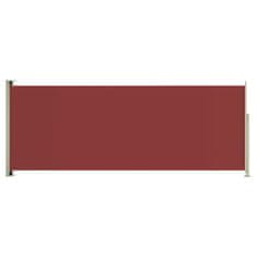 Greatstore piros behúzható oldalsó terasznapellenző 117 x 300 cm