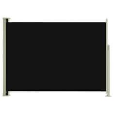 shumee fekete behúzható oldalsó terasznapellenző 220 x 300 cm