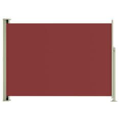 Greatstore piros behúzható oldalsó terasznapellenző 220 x 300 cm