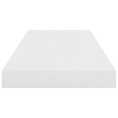 shumee 4 db magasfényű fehér MDF fali polc 60 x 23,5 x 3,8 cm
