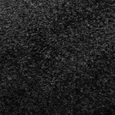 Greatstore fekete kimosható lábtörlő 90 x 150 cm