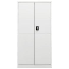 Greatstore fehér acél zárható szekrény 90 x 40 x 180 cm