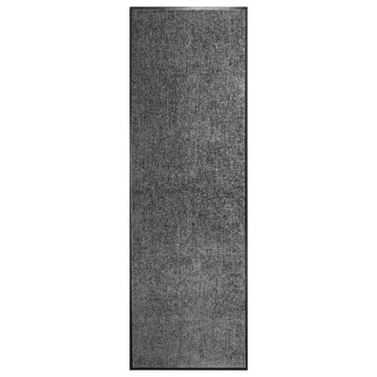 Greatstore antracitszürke kimosható lábtörlő 60 x 180 cm