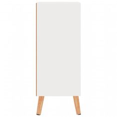 shumee magasfényű fehér forgácslap tálalószekrény 60 x 30 x 72 cm