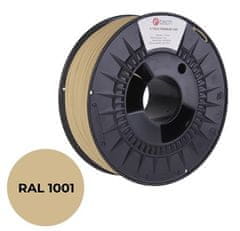 C-Tech nyomtatószál PREMIUM LINE ( filament ), PLA, bézs, RAL1001, 1,75mm, 1kg
