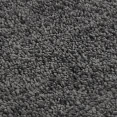 shumee sötétszürke csúszásmentes bozontos szőnyeg 160 x 230 cm