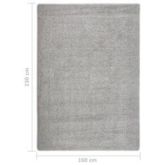shumee világosszürke csúszásmentes bozontos szőnyeg 160 x 230 cm