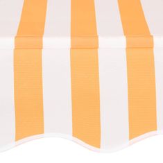 shumee narancssárga-fehér csíkos kézzel feltekerhető napellenző 200 cm