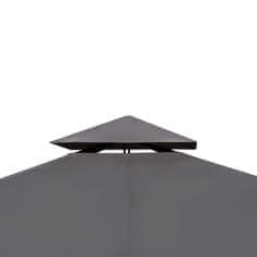 shumee sötétszürke pavilon tetővel 3 x 3 m