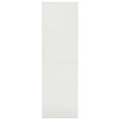shumee fehér forgácslap könyvszekrény 98 x 30 x 98 cm