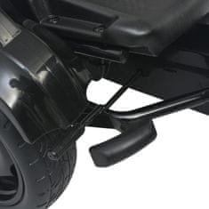 shumee pedálos gokart kocsi állítható üléssel fekete