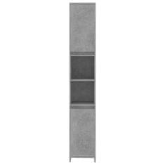 Greatstore betonszürke forgácslap fürdőszobaszekrény 30 x 30 x 183,5 cm