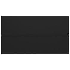 shumee fekete forgácslap mosdószekrény 80 x 38,5 x 45 cm