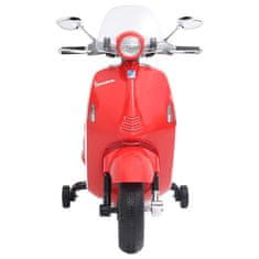 Greatstore Vespa GTS300 piros elektromos játék motorbicikli