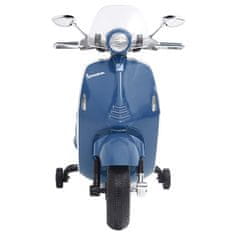 Greatstore Vespa GTS300 kék elektromos játék motorbicikli