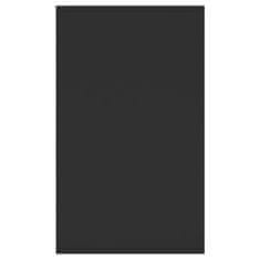 Greatstore fekete forgácslap tálalószekrény 135 x 41 x 75 cm