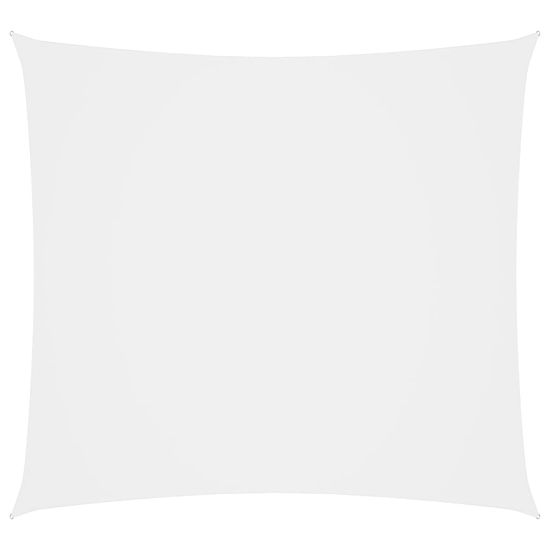Greatstore fehér négyzet alakú oxford-szövet napvitorla 4 x 4 m