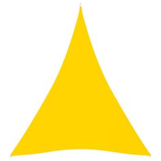 Greatstore sárga háromszög alakú oxford-szövet napvitorla 5 x 6 x 6 m