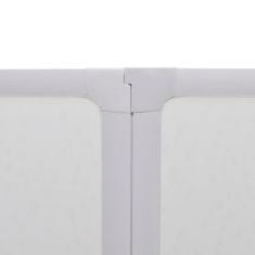 shumee Zuhanyzó kádparaván 140 x 168 cm 7 panelek behajtható törülközőtartó