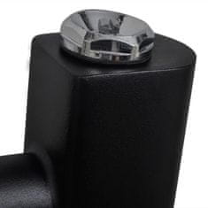 shumee Egyenes fekete törölközőszárító radiátor központi fűtéssel 600x1160 mm