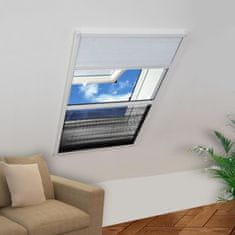 Vidaxl pliszé ablak szúnyogháló árnyékolóval alumíniumból 80 x 100 cm 142616