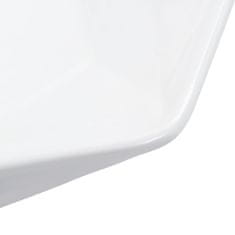 Greatstore fehér kerámia mosdókagyló 41 x 36,5 x 12 cm